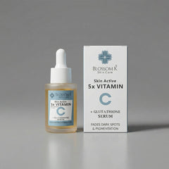 Blossom K Skin Active 5x Vitamin C + Glutathione Serum 30ml - BlossomK Pakistan