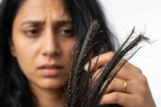 Hair breakage caused by hard water mineral buildup on hair cuticle in Pakistani cities