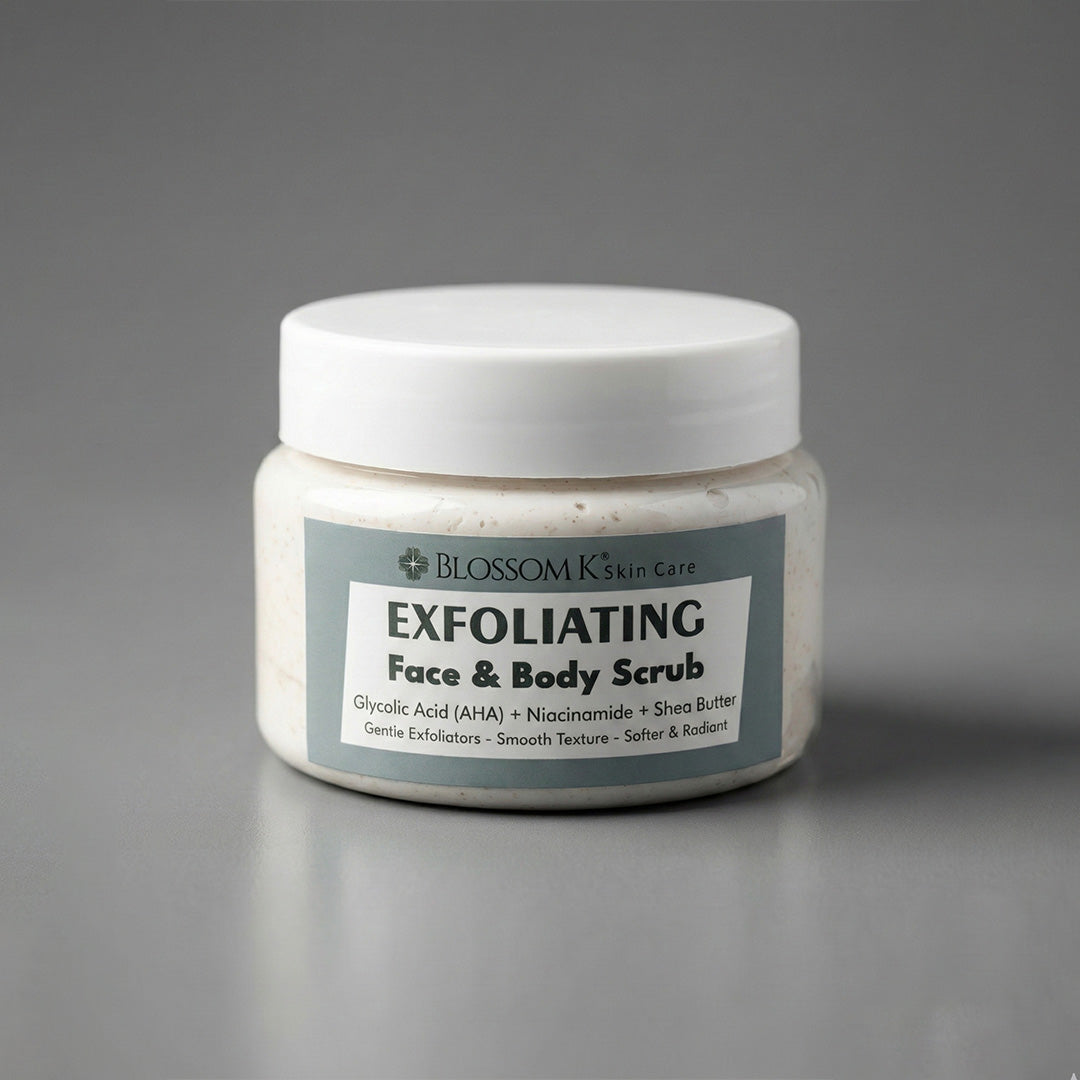 BlossomK Skin Care Exfoliating Face & Body Scrub 200g