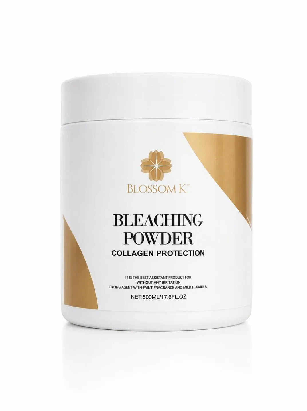 Elevate your salon hair lightening services with Blossom K Bleaching Powder. Formulated with advanced Collagen Protection, this high-performance lightener lifts hair color efficiently while shielding strands from damage.