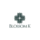 Blossom K official brand logo for professional hair care and skincare products in Pakistan.