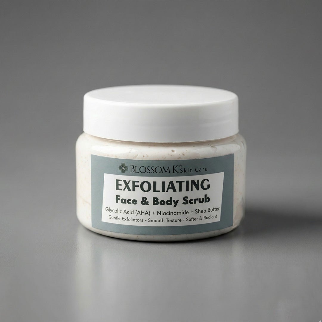 BlossomK Skin Care Exfoliating Face & Body Scrub 200g - BlossomK Pakistan